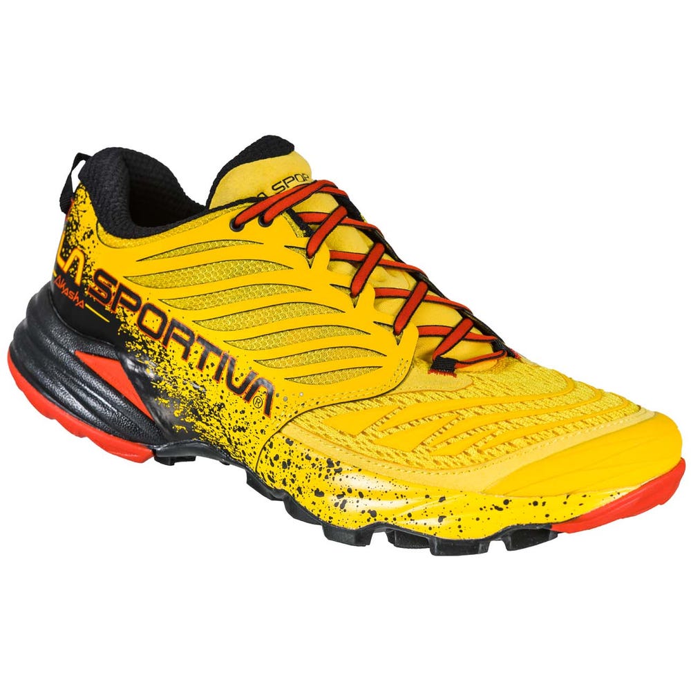 La Sportiva Laufschuhe Herren - La Sportiva Akasha Gelb/Rot - DE-09175